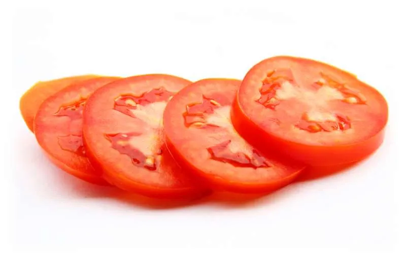 Raw Tomato Slices