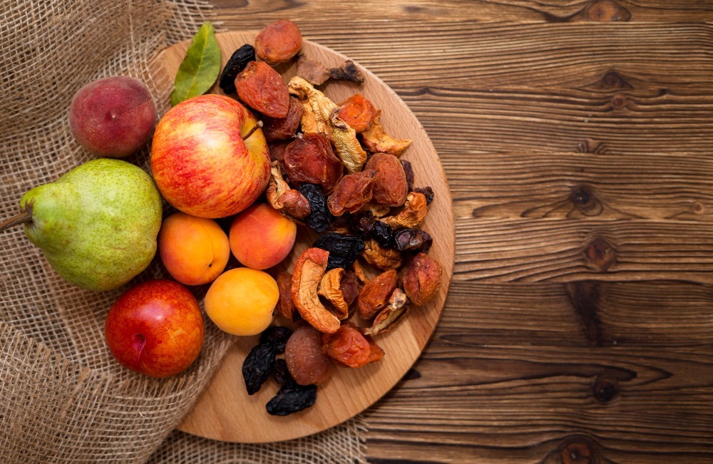 Fruits and dry fruits for glowing skin